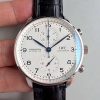 IWC Portugieser Chronograph Edition 150 Years IW371602 YL Factory White Dial Replica Watch - UK Replica