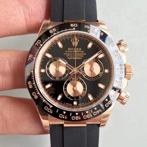 Rolex Daytona Cosmograph 116515LN Noob Factory Black Dial Replica Watch - UK Replica