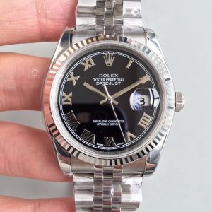 Rolex Datejust 116334 41MM EW Factory Black Dial Replica Watch - UK Replica
