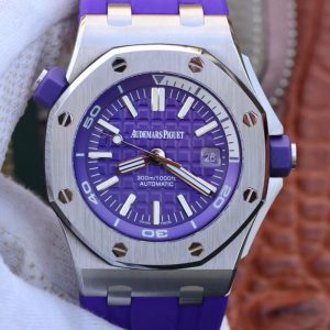 Audemars Piguet Royal Oak Offshore Diver 15710ST.OO.A077CA.01 Purple Dial Replica Watch - UK Replica