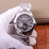 JB Factory Replica Rolex Milgauss Base 116400 Label Noir Design LNT01HS-001 Silver case watch