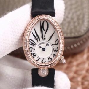 Breguet Reine De Naples 8928BR/5W/844 DD0D ZF Factory Rose Gold Diamond Replica Watch