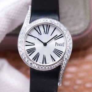 Piaget Limelight Gala Quartz Watch G0A42150 ZF Factory White Gold Diamond Replica Watch