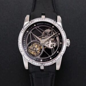 Roger Dubuis Excalibur RDDBEX0393 JB Factory Hollow Tourbillon V3 Diamond Replica Watch