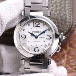 Cartier Pasha W31073M7 V9 Factory Silver Dial Replica Watch