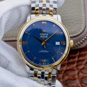 Omega De Ville 424.20.37.20.03.001 TW Factory Blue Dial Replica Watch