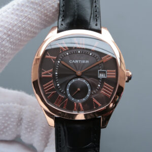 Drive De Cartier WGNM0004 V6 Factory Rose Gold Grey Dial Replica Watch