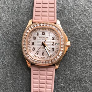 Patek Philippe Aquanaut 5072R-001 PPF Factory Rose Gold Mother Of Pearl Dial Replica Watch
