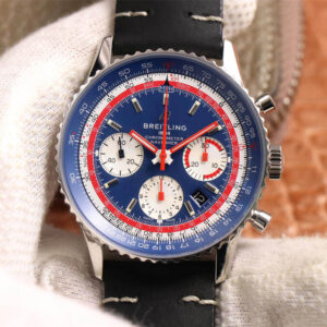 Breitling Navitimer 1 B01 Chronograph 43 Pan Am Edition AB01212B1C1A1 V9 Factory Blue Dial Replica Watch