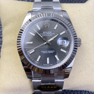 Rolex Datejust M126334-0013 Clean Factory Grey Dial Replica Watch