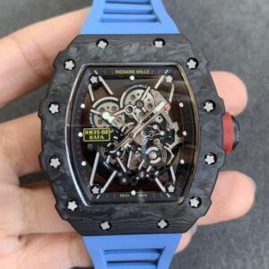 Richard Mille RM35-02 KV Factory V3 Carbon Fiber Shell Hollow Dial Replica Watch