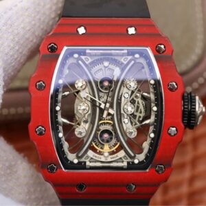 Richard Mille RM53-01 KV Factory TPT Carbon Fiber Black Strap Replica Watch