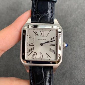 Cartier Santos WSSA0022 Blue Cowhide Strap Replica Watch