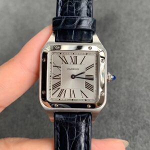 Cartier Santos WSSA0023 Ladies Silver Dial Replica Watch