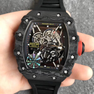 Richard Mille RM35-02 KV Factory V3 Carbon Fiber Black Strap Replica Watch