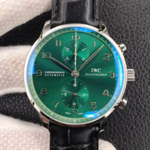 IWC Portugieser IW371615 ZF Factory Green Dial Replica Watch