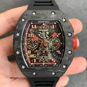 Richard Mille RM-011 KV Factory V2 Forged Carbon Black Case Replica Watch
