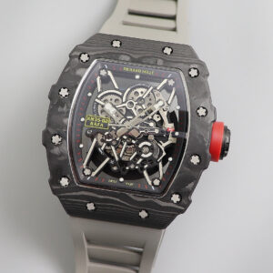 Richard Mille RM035 KV Factory V3 Carbon Fiber Skeleton Dial Replica Watch