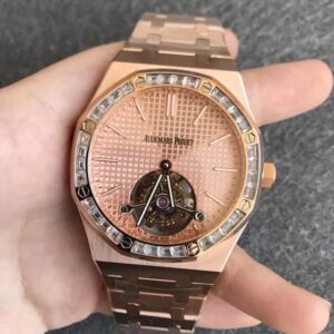 Audemars Piguet Royal Oak Tourbillon Extra Thin 26514OR.ZZ.1220OR.01 R8 Factory Diamond Bezel Replica Watch