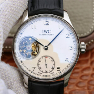 IWC Portuguese Tourbillon ZF Factory Stainless Steel White Dial Replica Watch