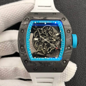 Richard Mille RM055 ZF Factory White Rubber Strap Replica Watch