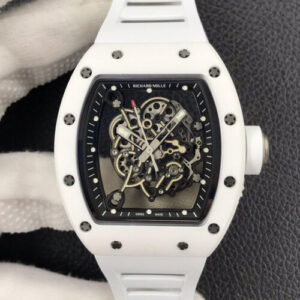 Richard Mille RM055 ZF Factory White Ceramic Replica Watch