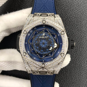 Hublot Big Bang WWF Factory Titanium Full Diamond Case Replica Watch