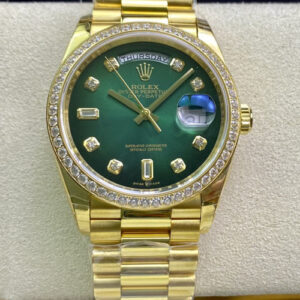 Rolex Day Date M128348RBR-0035 EW Factory Yellow Gold Replica Watch