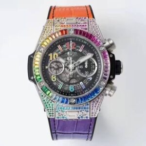 Hublot BIG BANG Unico 411.NX.1117.LR.0999 ZF Factory Coloured Gemstone Dial Replica Watch
