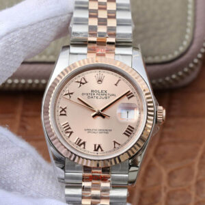 Rolex Datejust 116231 36MM GM Factory Pink Dial Replica Watch