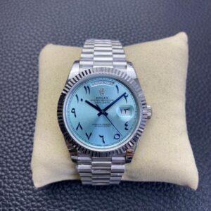 Rolex Day Date BP Factory Middle East Customization Ice Blue Dial Replica Watch