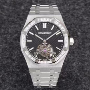 Audemars Piguet Royal Oak Tourbillon 26521BC.ZZ.1220BC.01 R8 Factory Diamond-set Bezel Replica Watch