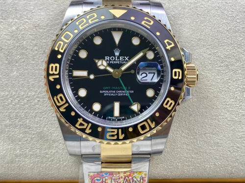 Rolex GMT Master II 116713-LN-78203 Clean Factory Yellow Gold Replica Watch