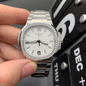 Patek Philippe Nautilus 7118/1200A-010 3K Factory Diamond-set Bezel Replica Watch