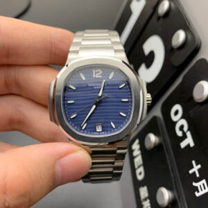 Patek Philippe Nautilus 7118/1A-001 3K Factory Blue Dial Replica Watch