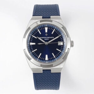 Vacheron Constantin Overseas 4500V PPF Factory Blue Rubber Strap Replica Watch