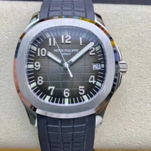Patek Philippe Aquanaut 5167A-001 3K Factory Black Strap Replica Watch