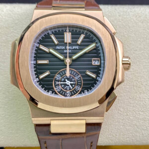 Patek Philippe Nautilus 5980 3K Factory V2 Black Dial Replica Watch