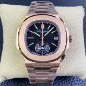 Patek Philippe Nautilus 5980/1R-001 3K Factory V2 Rose Gold Replica Watch