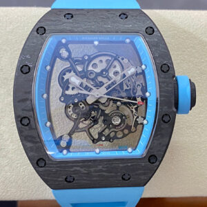 Richard Mille RM-055 BBR Factory Black Carbon Fiber Replica Watch