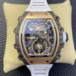 Richard Mille RM21-01 RM Factory Tourbillon Carbon Fiber Bezel Replica Watch