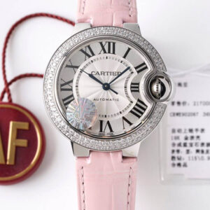 Ballon Bleu De Cartier 33MM WE902067 AF Factory Diamond-set Bezel Replica Watch