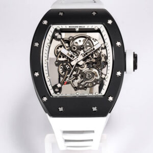 Richard Mille RM-055 BBR Factory White Rubber Strap Replica Watch
