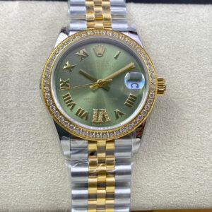 Rolex Datejust M278383RBR-0016 31MM EW Factory Yellow Gold Replica Watch