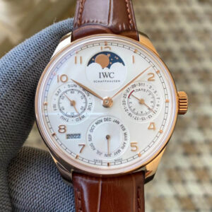 IWC Portuguese Perpetual Calendar IW503302 APS Factory Red Gold Replica Watch